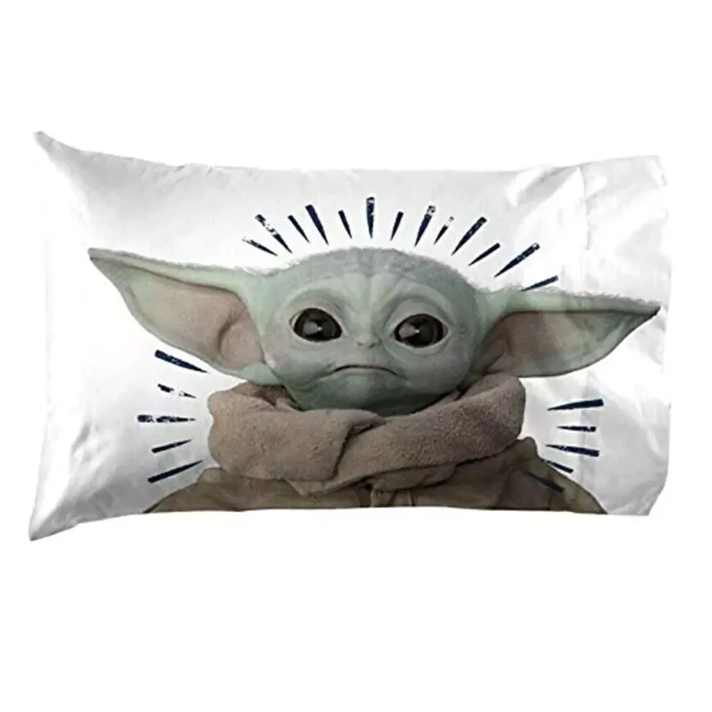 Star Wars The Mandalorian Soft Polyester 3 Piece Twin Bedding Sheet Set for Kids
